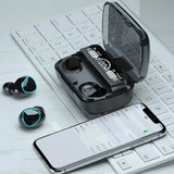 M10 Damix V 5.3 Bluetooth Wireless Earbuds with LED Display, Touch Control, and Long Battery Life view 2