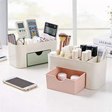 Plastic Makeup Organizer with Drawer | Desktop Cosmetics & Makeup Brush Storage Box | Office & Stationery Organizer view 5