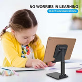 Universal Foldable Mobile & Tablet Stand | Adjustable Multi-Angle Holder view 4