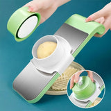 Multifunctional 5-Blade Vegetable Cutter & Grater | Stainless Steel Kitchen Tool view 3
