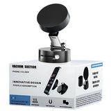 Magnetic Wireless Phone Holder with Foldable Suction Grip for Secure Mounting view 5