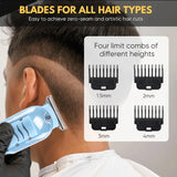 Transparent LCD Electric Hair Trimmer | USB Rechargeable | Professional Grooming view 4