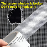 Mesh Roll Tape | Self-Adhesive Window Screen Repair Patch | 3M Anti-Insect Fiberglass view 5