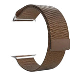 Coffee Color | Apple Watch Milanese Magnetic Loop Strap | Stainless Steel Band  | 42mm / 44mm / 45mm view 1