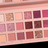 18 Colors Nude Eyeshadow Palette | Matte & Shimmer Pigmented Shades, Long-Lasting view 6