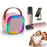 Karaoke Portable Wireless Bluetooth Speaker with Microphone Sound System for Singing and Parties (Random Color) view 4