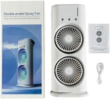 Mini Double Head Mist Fan with LED Light & Humidifier | Portable USB Air Cooler for Home Office Travel view 6