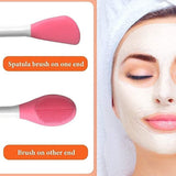 Double Ended Silicone Face Mask & Cleansing Brush | Soft Reusable Skincare Applicator | Pack of 2 view 6