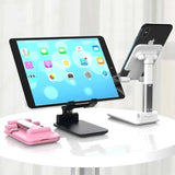 Universal Foldable Mobile & Tablet Stand | Adjustable Multi-Angle Holder view 3