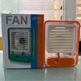 Portable USB Air Cooler Fan – 3-Speed, Mist Spray, Rechargeable | Random Color view 6