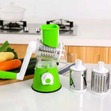 Multi-Functional Tabletop Drum Grater Manual Vegetable Cutter Slicer and Grater for Kitchen view 3