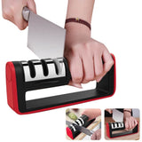 3-in-1 Knife Sharpener Set with Ceramic Peeler | 3-Stage Blade Restorer view 5