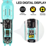 Transparent LCD Electric Hair Trimmer | USB Rechargeable | Professional Grooming view 3