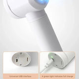 5-in-1 Rechargeable Magic Brush | Handheld Electric Scrubber | 360° Rotating with 3 Replaceable Multipurpose Brush Heads view 3