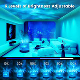 Water Ripple Lamp | 16-Color Rotating LED Night Light with Remote view 6