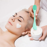 Double Ended Silicone Face Mask & Cleansing Brush | Soft Reusable Skincare Applicator | Pack of 2 view 5