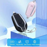 Mini Keychain Power Bank | Ultra-Compact 1500mAh | Emergency Charger for Phones & Gadgets view 2