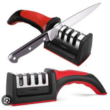 3-in-1 Knife Sharpener Set with Ceramic Peeler | 3-Stage Blade Restorer view 3