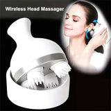 Electric Scalp Massager with 4 Clusters | Rechargeable & Full-Body Relaxation view 3