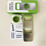 Multifunctional 5-Blade Vegetable Cutter & Grater | Stainless Steel Kitchen Tool view 6