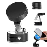 Magnetic Wireless Phone Holder with Foldable Suction Grip for Secure Mounting view 3