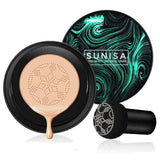 SUNISA 3-in-1 Air Cushion CC & BB Cream | Waterproof Moisturizing Foundation with Sponge view 4