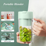 Crusher Juicer 2-in-1 Mini Portable Blender | USB Rechargeable | 6-Blade High-Speed Juicer | Random Color view 5