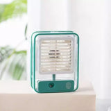 Portable USB Air Cooler Fan – 3-Speed, Mist Spray, Rechargeable | Random Color view 3