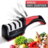 3-in-1 Knife Sharpener Set with Ceramic Peeler | 3-Stage Blade Restorer view 2