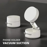 Magnetic Wireless Phone Holder with Foldable Suction Grip for Secure Mounting view 2