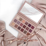 18 Colors Nude Eyeshadow Palette | Matte & Shimmer Pigmented Shades, Long-Lasting view 3