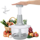 1.5L Manual Hand Push Chopper & Multifunctional Mixer | Vegetable Chopper and Baby Food Maker view 1
