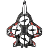 Premium RC Fighter Plane 2.4 GHz | Remote Control Foam Airplane Toy with Lights & 3D Stunt Glider view 2