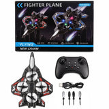 Premium RC Fighter Plane 2.4 GHz | Remote Control Foam Airplane Toy with Lights & 3D Stunt Glider view 1