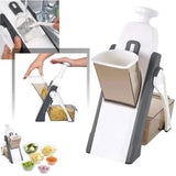 Brava Spring Vegetable Slicer Chopper | Manual Mandoline Cutter / Grinder | Multi-Function Fruit  &  Vegetable Slicer view 3