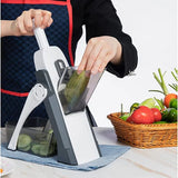 Brava Spring Vegetable Slicer Chopper | Manual Mandoline Cutter / Grinder | Multi-Function Fruit  &  Vegetable Slicer view 5