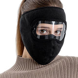 Windproof Winter Full Face Mask | Anti-Dust & Anti-Fog Goggles | Thermal Polar Fleece Protection for Outdoor Sports view 2