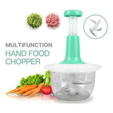 2L Manual Hand Push Chopper & Multifunctional Mixer | Vegetable Chopper, Meat Grinder, and Baby Food Maker view 2