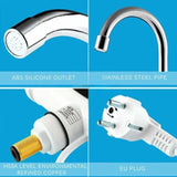 Electric Instant Heating  Faucet  | Digital Temperature Display | Kitchen & Bathroom Hot Water Tap view 5