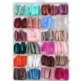 Multicolor Acrylic Artificial Nails Kit |  Full Cover Nails with Glue | 24 Shades | 576 Pcs view 4