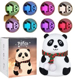 Panda LED Night Lamp | YH-608 Model | Soft Silicone Rechargeable Night Light | 7-Color Touch Control | Kids Bedroom, Nursery & Gift Decor view 1