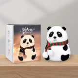 Panda LED Night Lamp | YH-608 Model | Soft Silicone Rechargeable Night Light | 7-Color Touch Control | Kids Bedroom, Nursery & Gift Decor view 4