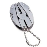 Stainless Steel Outdoor Portable Multitool Plier Knife | Mini Keychain Multi Tool with Screwdriver & Pouch | Camping, Hiking & Everyday Use view 4