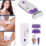 2-in-1 Rechargeable Painless Hair Remover | Finishing Touch Sensa-Light for Face & Body view 6