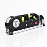 Laser Level Pro3 Multipurpose Tool | Vertical, Cross Line & Measuring Tape with Rulers view 1