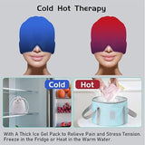 Headache Relief Gel Cap Hot Cold Therapy | Migraine, Tension & Puffy Eyes Relief view 2