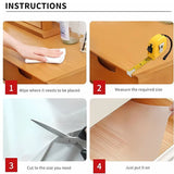 Anti-Slip Fridge & Shelf Mat | Waterproof Washable Liner for Kitchen Drawers Cabinets | White view 3