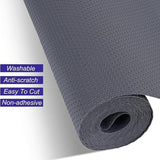 Anti-Slip Fridge & Shelf Mat | Waterproof Washable Liner for Kitchen Drawers Cabinets | Dark Grey view 4