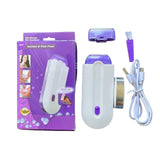 2-in-1 Rechargeable Painless Hair Remover | Finishing Touch Sensa-Light for Face & Body view 1