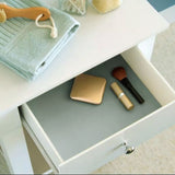 Anti-Slip Fridge & Shelf Mat | Waterproof Washable Liner for Kitchen Drawers Cabinets | Light Grey view 2